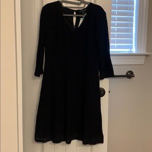 41 Hawthorn Black Lace Mina Dress